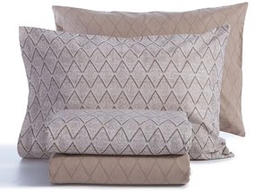 Σετ Σεντόνια Φανελένια Μονά 160x260 Torredo Beige 5205495591193