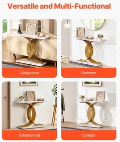 VEVOR Narrow Console Sofa Table Couch Table 39.4 in for Entryway &amp; Living Room
