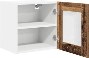 vidaXL Κρεμαστό ντουλάπι Παλιό ξύλο 40 x 31 x 40 εκ.