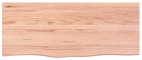 vidaXL Επιφάνεια Τραπεζιού Αν. Καφέ 100x40x2 εκ Επεξ. Μασίφ Ξύλο Δρυός