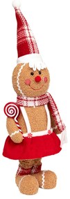 Χριστουγεννιάτικο Λούτρινο (23x13x61) A-S Gingerbread Girl 208409