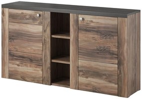 Μπουφές Lark 26-Φυσικό Σκούρο - 155.00Χ37.00Χ85.00cm