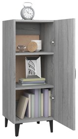 vidaXL Ντουλάπι Γκρι Sonoma 34,5x34x90 εκ. από Επεξεργασμένο Ξύλο