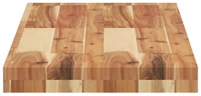 Ράφι Κρεμαστό 100x30x4 εκ. Φινίρισμα Λαδιού Μασίφ Ακακία - Καφέ