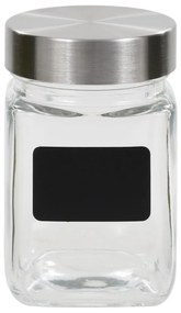 vidaXL Βάζα Αποθήκευσης 24 τεμ. 300 ml με Αυτοκόλλητο