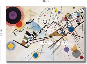 Decorative Canvas Painting 70100KANDINSKY006 Multicolor