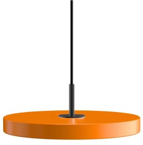 Φωτιστικό Οροφής Asteria Mini Black 2433C4175 Φ31x3.3cm Led 900lm 14W 3000k Nuance Orange Umage