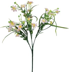 MarHome ΚΛΑΔΙ ΓΕΜΙΣΜΑΤΟΣ ΡΟΖ ΑΝΘΟΣ X3 Y61cm. 72/288ΚΙΒ  00-1671-2