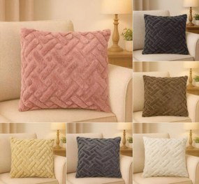 Διακοσμητική Μαξιλαροθήκη Διπλής Όψης Καφέ MX16991