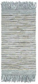 Δερμάτινο Χαλάκι (60x130) Nima Viola Grey