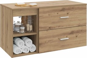 vidaXL Σετ Επίπλων Μπάνιου 2 τμχ. Artisan Δρυς Επεξεργασμένο Ξύλο
