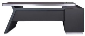 ΓΡΑΦΕΙΟ ΕΠΑΓΓΕΛΜΑΤΙΚΟ ΑΡΙΣΤΕΡΗ ΓΩΝΙΑ ROSEWOOD HM2084L 220X180X76Υεκ. (1 Τεμμάχια)