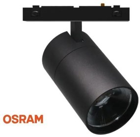 Σποτ Ράγας LED 30W 4000K Φ7,3 Spotlight-6671-Μαύρο 6671