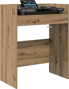 vidaXL Πίνακας DJ Artisan Δρυς 102 x 45 x 102 εκ. Επεξεργασμένο Ξύλο