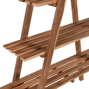 ΒΙΒΛΙΟΘΗΚΗ STAM HM7895 TEAK ΞΥΛΟ ΣΕ ΦΥΣΙΚΟ ΧΡΩΜΑ 120x33x180Y εκ. - HM7895