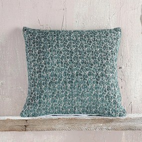 Μαξιλαροθήκη Διακοσμητική Stefan Petrol Ρυθμός 40Χ40 Cotton,Chenille
