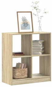 vidaXL Βιβλιοθήκη Sonoma Δρυς 68,5x32x75 εκ. από Επεξεργ. Ξύλο
