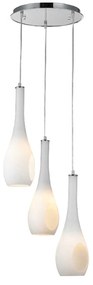 Φωτιστικό Οροφής Style DLA5203A White Metal, Glass