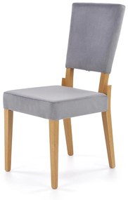 SORBUS chair, color: honey oak / grey DIOMMI V-PL-N-SORBUS-KR-DĄB_MIODOWY/POPIEL