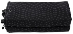 VEVOR Sound Dampening Blanket, 96&quot; x 80&quot;, Extra Large Studio Grommeted Soundproof Blanket with Grommets, Light Blocker for Door Acoustic Noise Blocking Blanket Studio Sound Absorption Sheet, Black