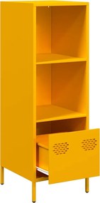 vidaXL Ντουλάπι Μουσταρδί 35x39x103,5 εκ. από Ατσάλι