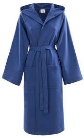 Μπουρνούζι Jersey Με Κουκούλα Blue Bassetti
