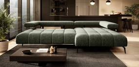 Γωνιακός καναπές Magnito-Prasino-Δεξιά