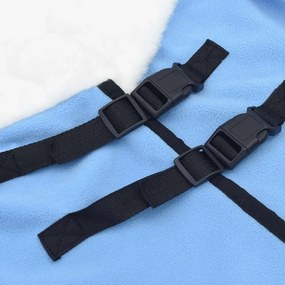 vidaXL Σαμάρι Ίππου Σκούρο Aqua 95 cm Πολικές φλις