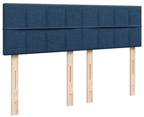 ΚΡΕΒΑΤΙ BOXSPRING ΜΕ ΣΤΡΩΜΑ ΜΠΛΕ 140X200 ΕΚ. ΥΦΑΣΜΑΤΙΝΟ 3287097