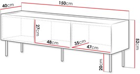 Έπιπλο τηλεόρασης Fellini mini-Mpez