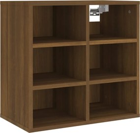 vidaXL Παπουτσοθήκη Καφέ Δρυς 52,5 x 30 x 50 εκ.