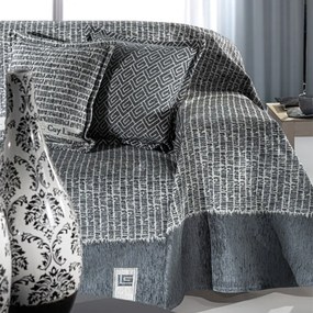 Ριχτάρι Πολυθρόνας (150x180) Guy Laroche Parfait Anthracite