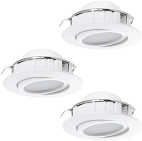 Φωτιστικό Χωνευτό Eglo 95851 PINEDA Λευκό (White) 3000K