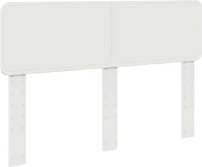 vidaXL Σκελετός Κρεβατιού Λευκό 140 x 200 cm Επεξεργασμένο ξύλο
