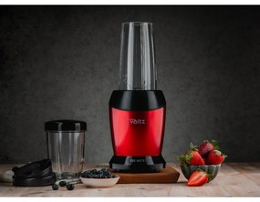 Nutri Blender Oliver Voltz OV51162DR, 1200 W, 2 φλιτζάνια, BPA Free, 1L/800 ml, θρυμματισμός πάγου, κόκκινο