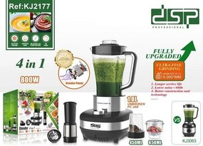 Μπλέντερ - Πολυμίξερ - KJ2177 - 4in1 - DSP - 615754