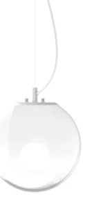 Κρεμαστό Φωτιστικό Οροφής 1xE27 Οπάλ Φ20cm Mapa Clear 346595 Ideal Lux 346595