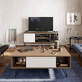 Coffee Table Mistico - Walnut, White Walnut
White