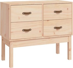vidaXL Ντουλάπι Κονσόλα 90 x 40 x 78 εκ. από Μασίφ Ξύλο Πεύκου
