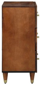 vidaXL Μπουφές Καφέ 60 x 33.5 x 75 εκ. Μασίφ ξύλο μάνγκο