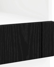 vidaXL Ντουλάπι φούρνου LUCCA Μαύρη Δρυς 60 x 46 x 81,5 εκ