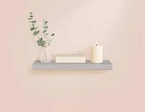 ΡΑΦΙΈΡΕΣ/ΡΆΦΙΑ ΤΟΊΧΟΥ FLOATING SHELF MDF L75*22,8CM WHITE OAK 6RAN792CB