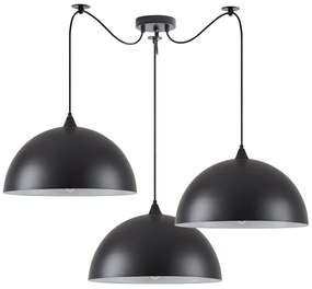 SE21-BL-B10-BL3-MS40 ADEPT PENDANT Black Metal Pendant+