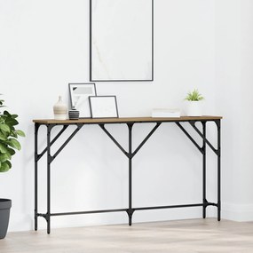 vidaXL Κονσόλα Ξύλο Δρυός 140x23x75 εκ. Επεξεργασμένο Ξύλο