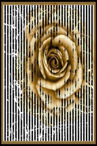Χαλί Exfab294 593HFT1586 Gold-Black-White Conceptum Hypnose 140X220 cm