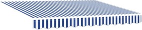 vidaXL Χειροκίνητο πλαίσιο τέντας με LED 3,5 x 2 m