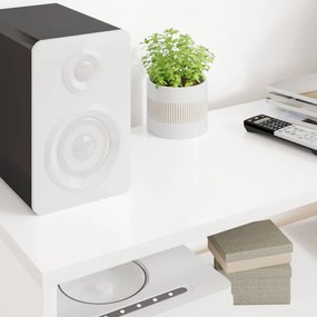 vidaXL Ντουλάπι TV Λευκό 100 x 30 x 40 εκ Επεξεργασμένο ξύλο