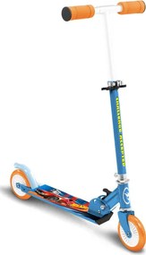 Hot Wheels 2-wheel Child scooter Foldable Foot Brake Blue