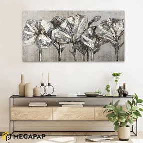 ΠΙΝΑΚΑΣ ΣΕ ΚΑΜΒΑ "WHITE FLOWERS" MEGAPAP ΨΗΦΙΑΚΗΣ ΕΚΤΥΠΩΣΗΣ 120X60X3ΕΚ.