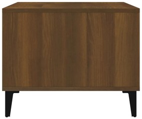 vidaXL Τραπεζάκι Σαλονιού Καφέ Δρυς 60x50x40 εκ. Επεξεργασμένο Ξύλο